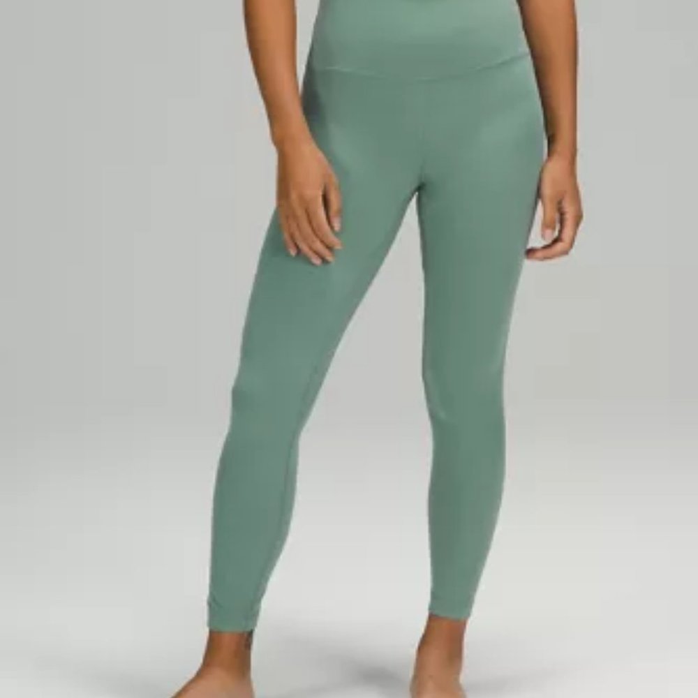 NWT lululemon Align High-Rise Pant 25" Tidewater Teal Sz 2